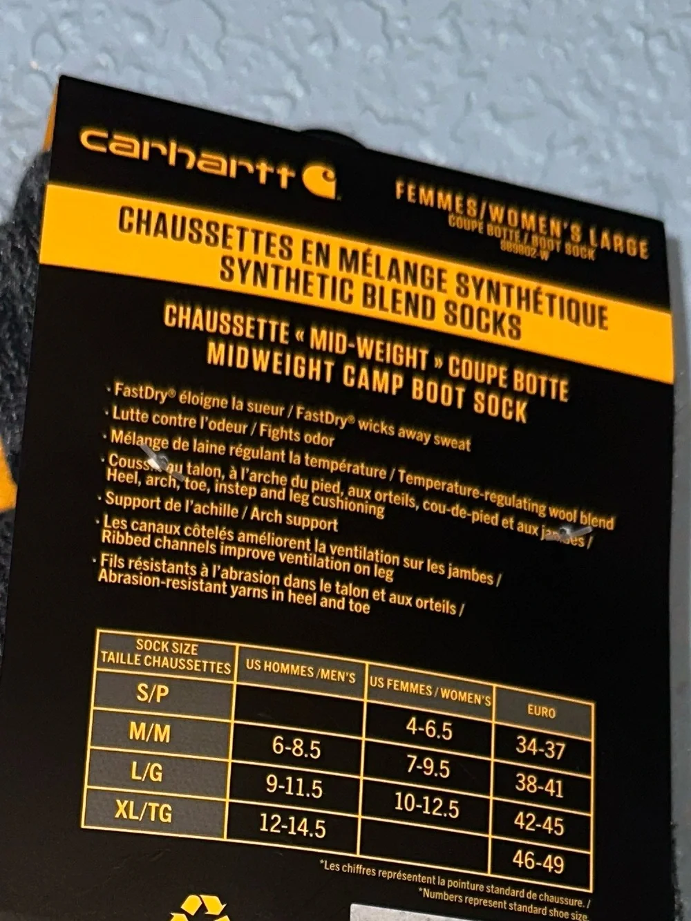 Carhartt Women’s Boot Sock  2 pairs
